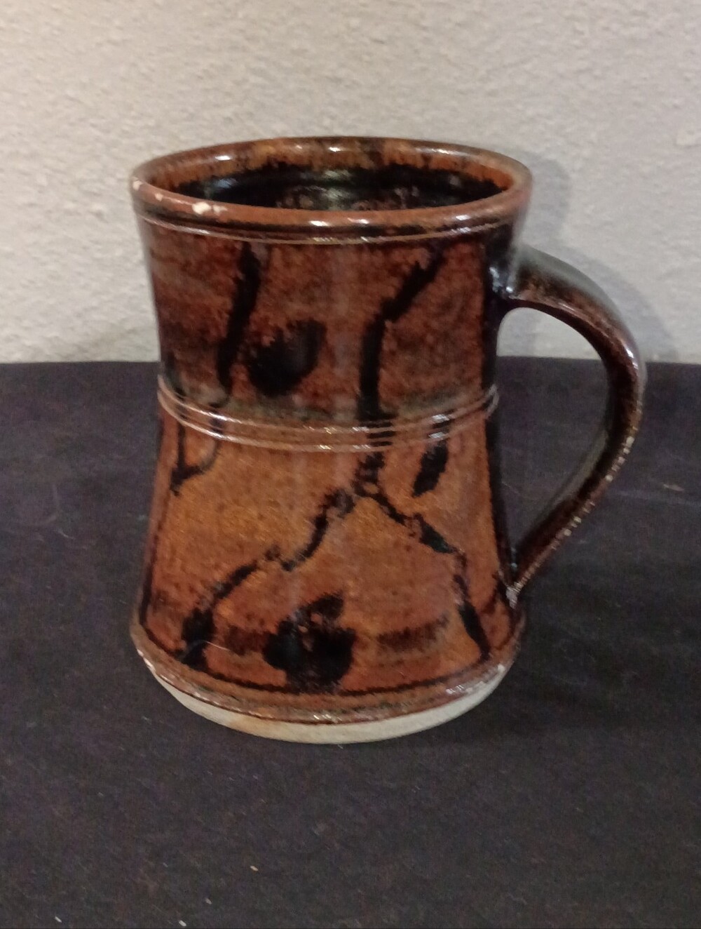 Vintage 1982 Artist Signed Studio Pottery Mug.